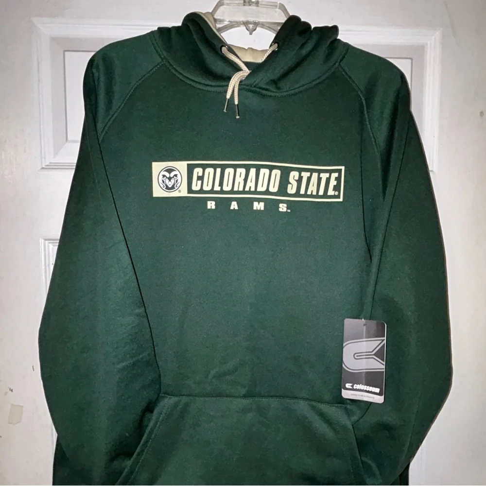 🐏🏈 Colorado State University Rams Marquee Polyester Hoodie 🏀🐏